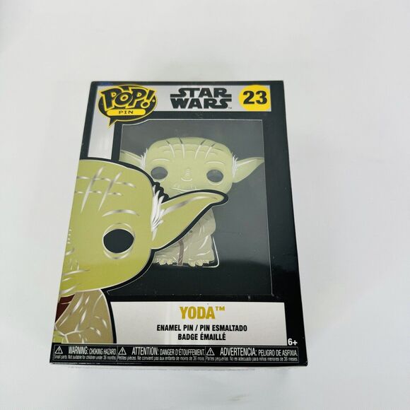5 for $25| Funko Pop‎ Pin Star Wars Yoda Enamel Pin #23 - Brand New Sealed - Picture 3 of 7
